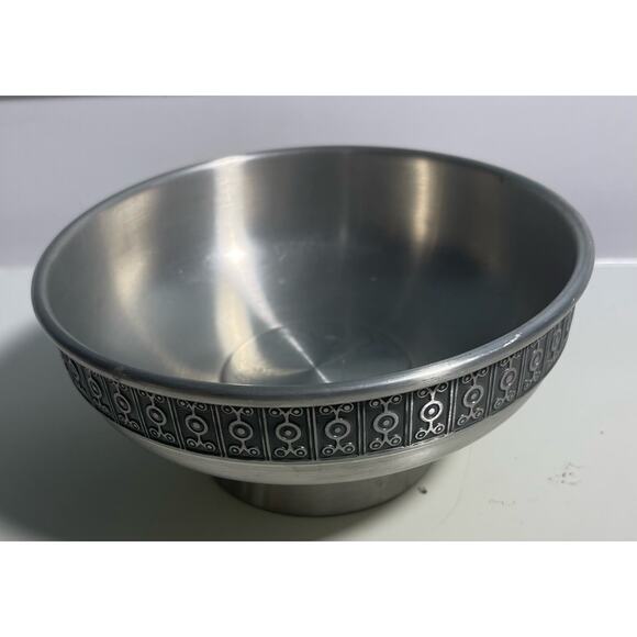 Vintage HAUGRUD NORWAY PEWTER FOOTED BOWL - Picture 1 of 5